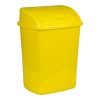 Affaldsspand m/vippelåg, 15 L, gul