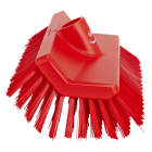 Vaskebørste high/low - 265 mm - rød
