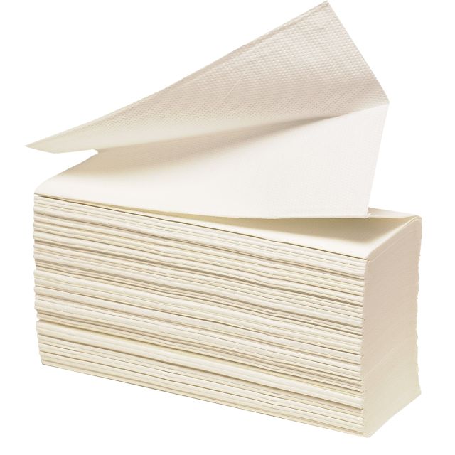 Håndklædeark W-fold, 32x23,5cm, 2500 ark