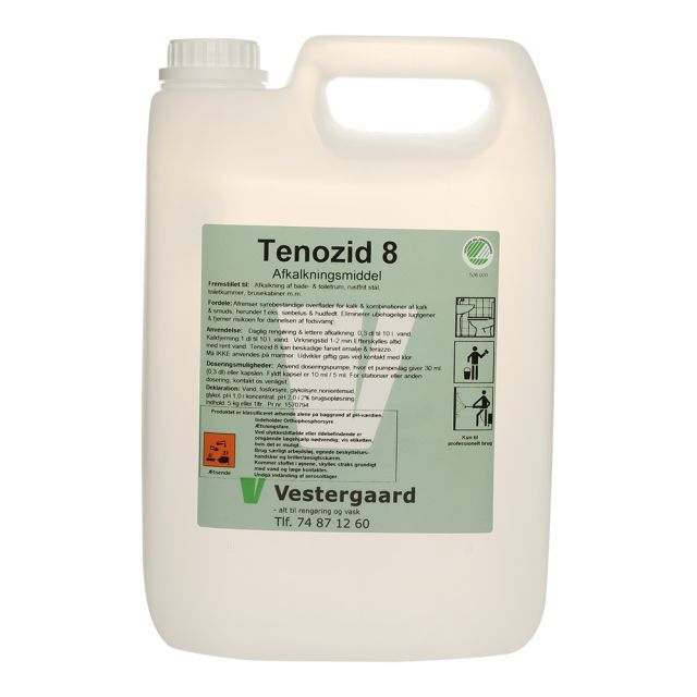 Svanemærket Tenozid 8 - 2x5 kg 