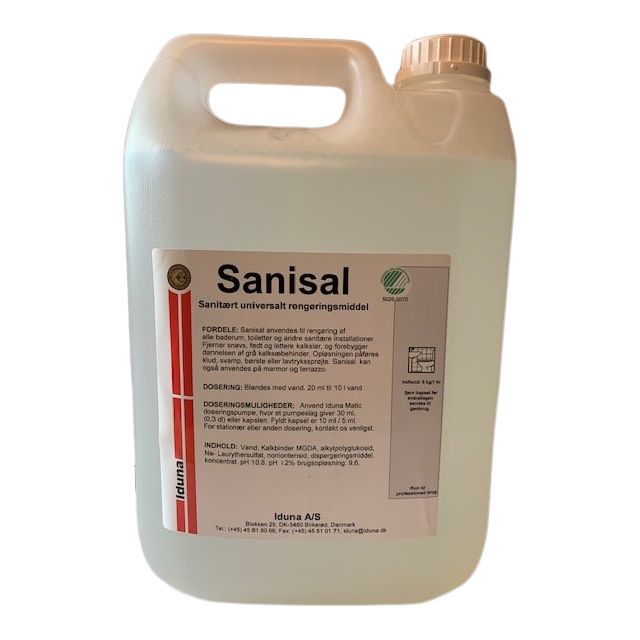 Svanemærket sanisal - 2x5 kg