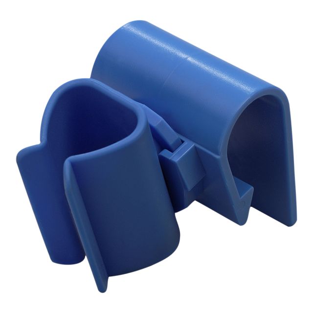 Skafteholder til plastbakke - blå