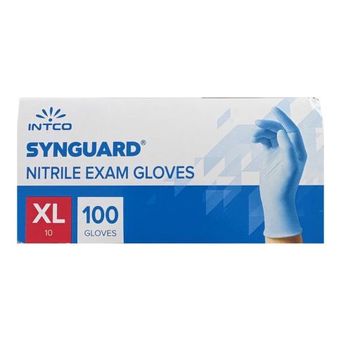 Nitrilhandske XL, bl&aring; - 100 stk u/pudder