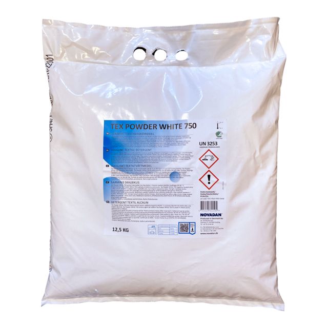 Tex Powder White 750 vaskepulver 12,5 kg