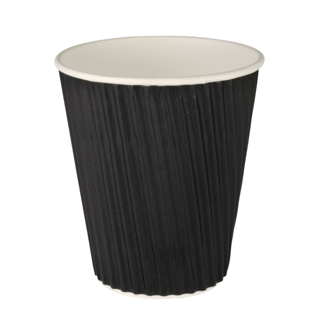 Kaffebæger sort 24cl. - Ø8 - 500 stk