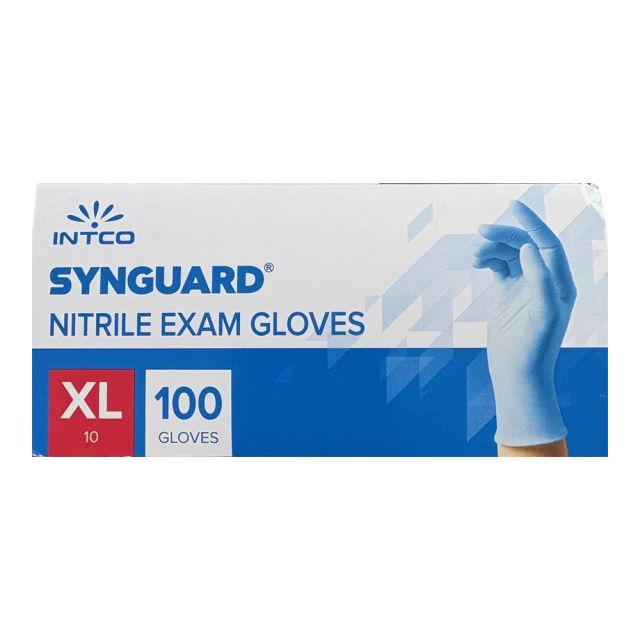 Nitrilhandske XL, blå - 100 stk u/pudder