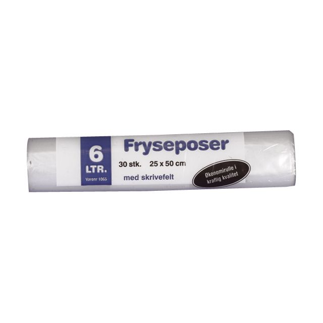 Fryseposer 6 liter - 30 stk