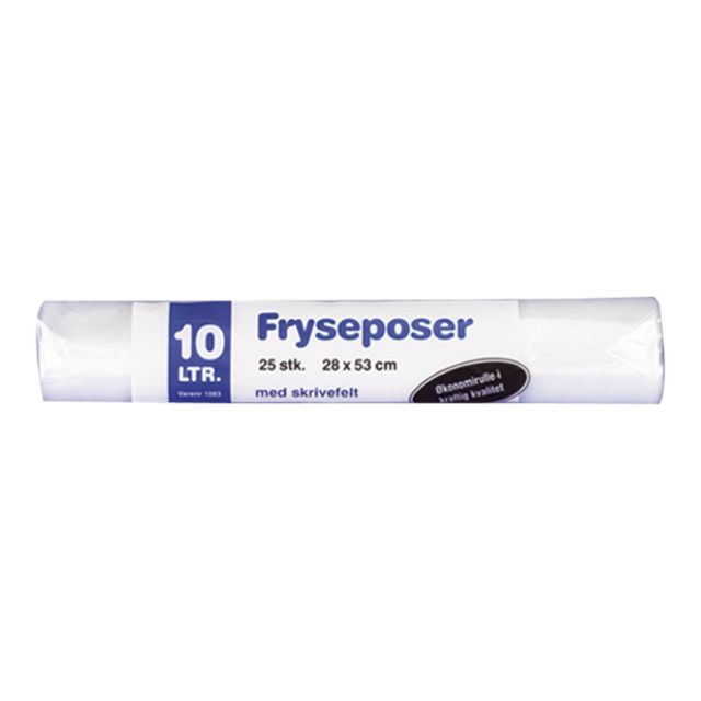 Fryseposer 10 liter - 25 stk