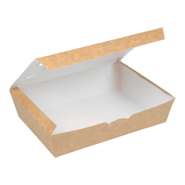 Pølsebakke med kant - brun - 600 stk.