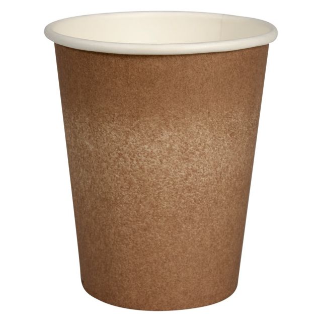 Læs mere om The Swan Kaffebæger 24 cl, brun The Swan kaffebæger 24 cl 8 oz brun med PLA-belægning