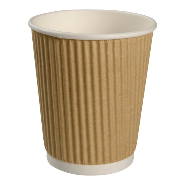 Kaffebæger brun 24 cl, Ø9 cm - 500 stk