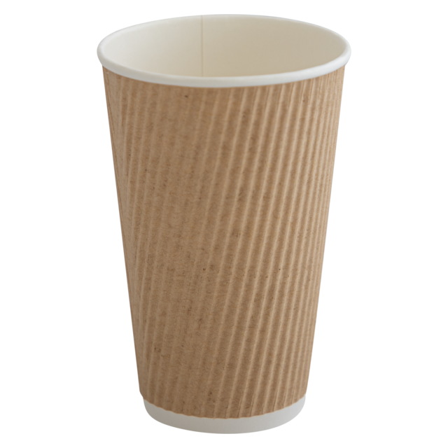 Kaffebæger brun 48 cl, Ø9 cm - 500 stk