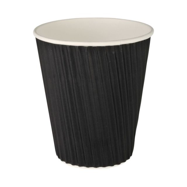 Kaffebæger sort 24 cl, Ø9 cm - 500 stk.