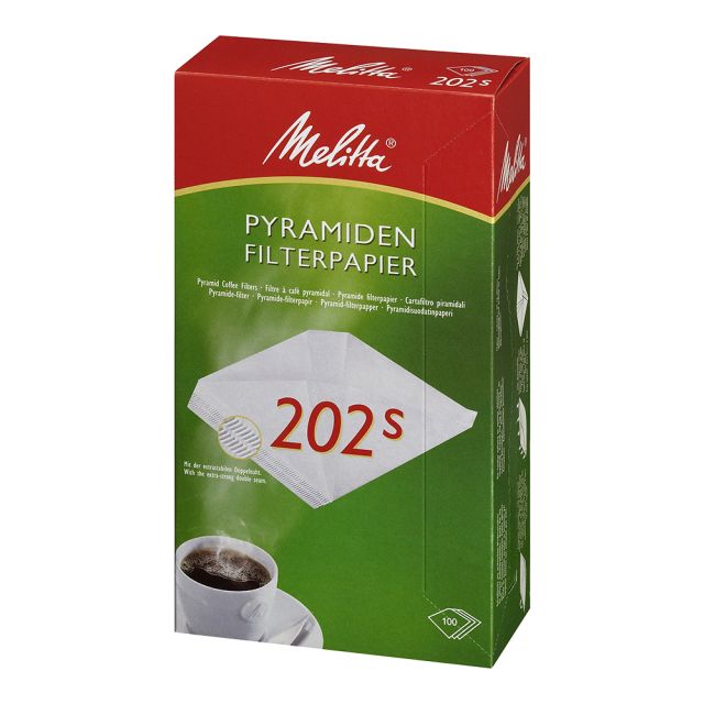 Kaffefilter Melitta 202s - 5x100 stk