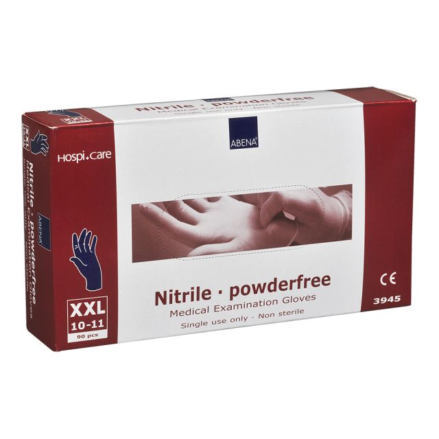 Nitrilhandske - XXL - u.pudder - 90 stk