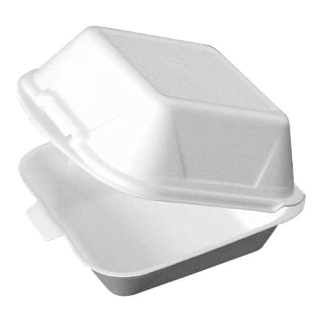 Burgerbakke, hvid - 500 stk.