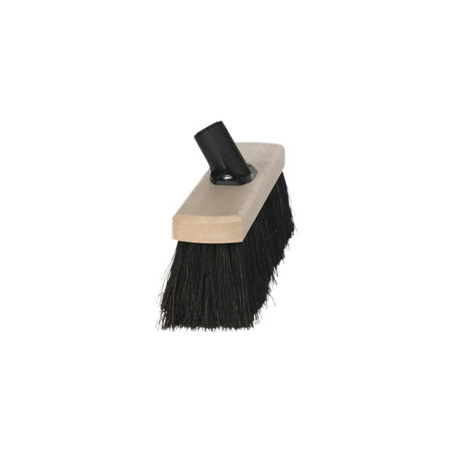Værkstedskost med socket - 440 mm - stiv