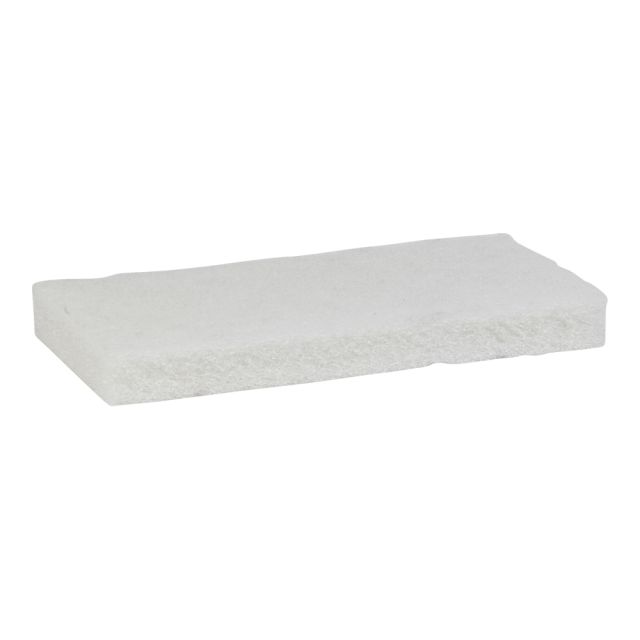 Skurepad 11,5x24,5x2,4 cm,  blød - hvid
