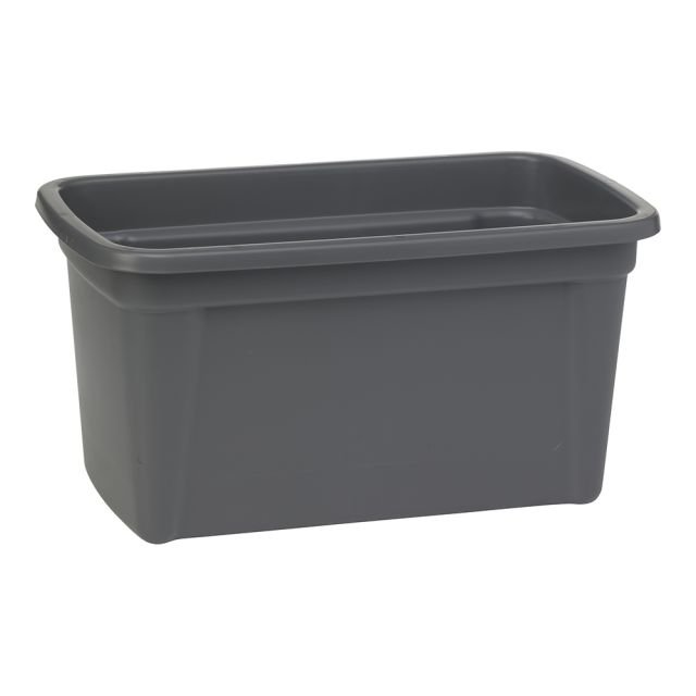 Moppeboks uden låg, 25 cm - grå