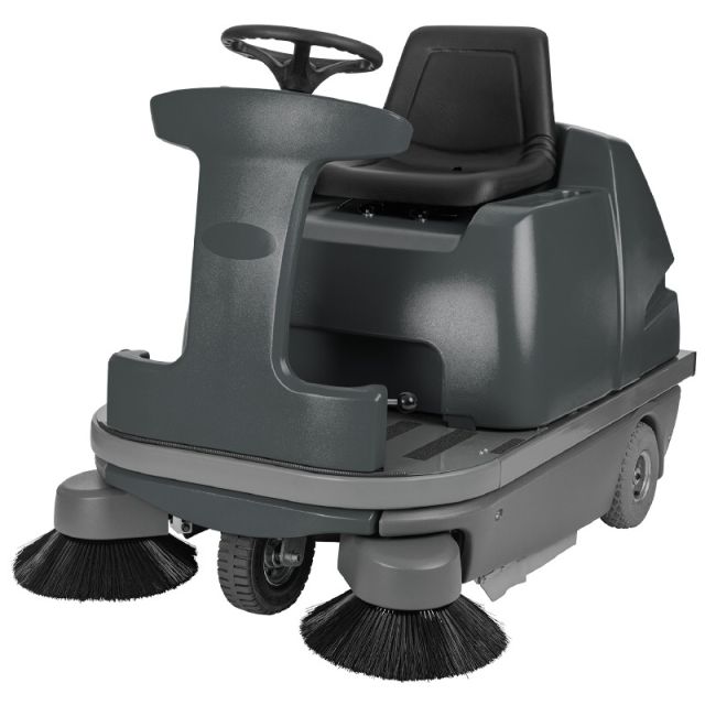 Læs mere om Numatic fejemaskine NU12/2 TRS Numatic NU12/2 TRS ride-on fejemaskine til store indendørs og udendørs arealer