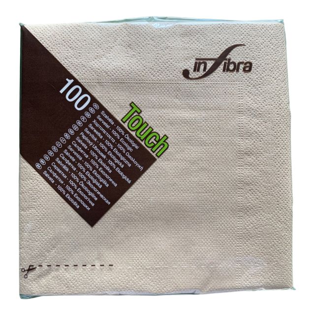 Servietter Madre-Terra beige  - 2400 stk