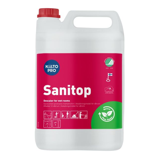 Læs mere om Kiilto Pro Sanitop Sanitetsrengøring 5 L Kiilto Pro Sanitop Sanitetsrengøring 5 L
