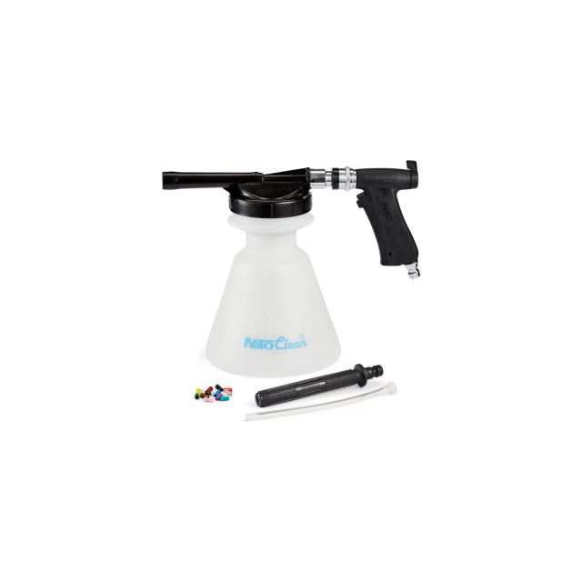 Læs mere om NITO Skumsprøjte 2,5 l hvid komplet NITO skumsprøjte 2,5 liter med pistol, strålerør og beholder