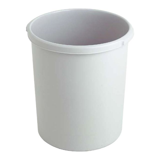 Affaldsspand rund - 30 L - grå