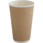 Kaffebæger brun 48 cl, Ø9 cm - 500 stk