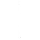 Fleksibelt skaft - 750 mm - hvid rustfri