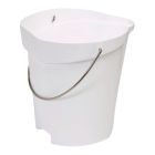Spand 12 liter - hvid