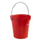 Spand, 6 liter - rød  