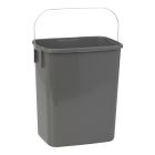 Klude./tilbehørsboks - 12 liter - grå